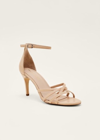 Phase Eight Barely There Heels Beige Canada | PDYLUV-346